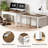 Bureau double extensible 94,5 "pour 2 personnes