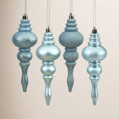 7" Finial Ornament 8/Pk