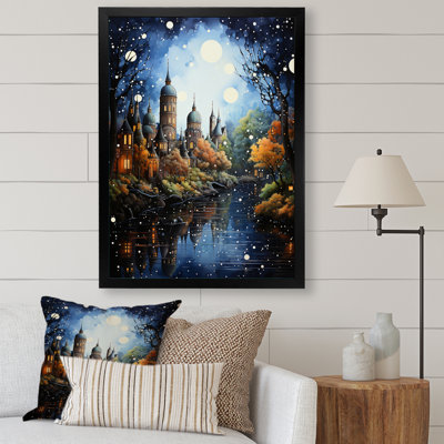 Impression sur toile Blue Canal