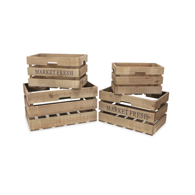 Ensemble de casiers en bois 4 pièces