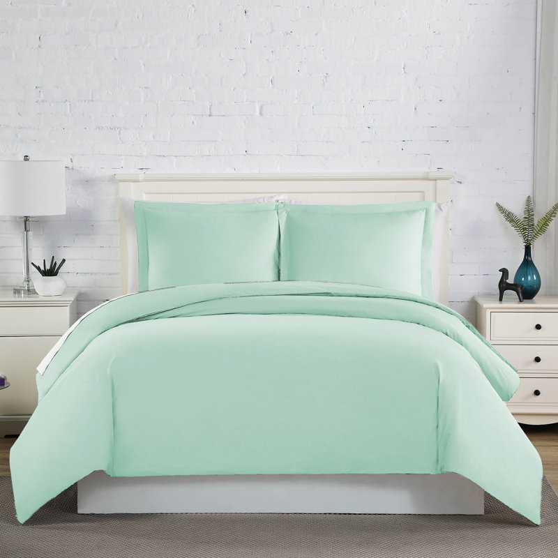 Ensemble de housse de couette en microfibre Southshore Fine Linens, Housse de couette simple / simple TG + 1 taie déc