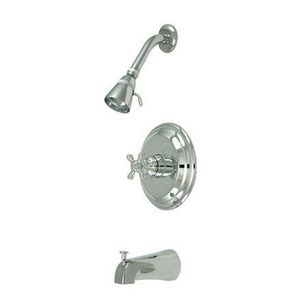 Metropolitan Diverter Tub and Shower Faucet with Rough-in Valve