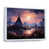 White Floater Framed