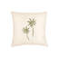 Palm Breeze Embroidered Linen Pillow-940594684