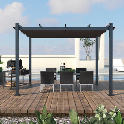 Aluminum Pergola with Canopy