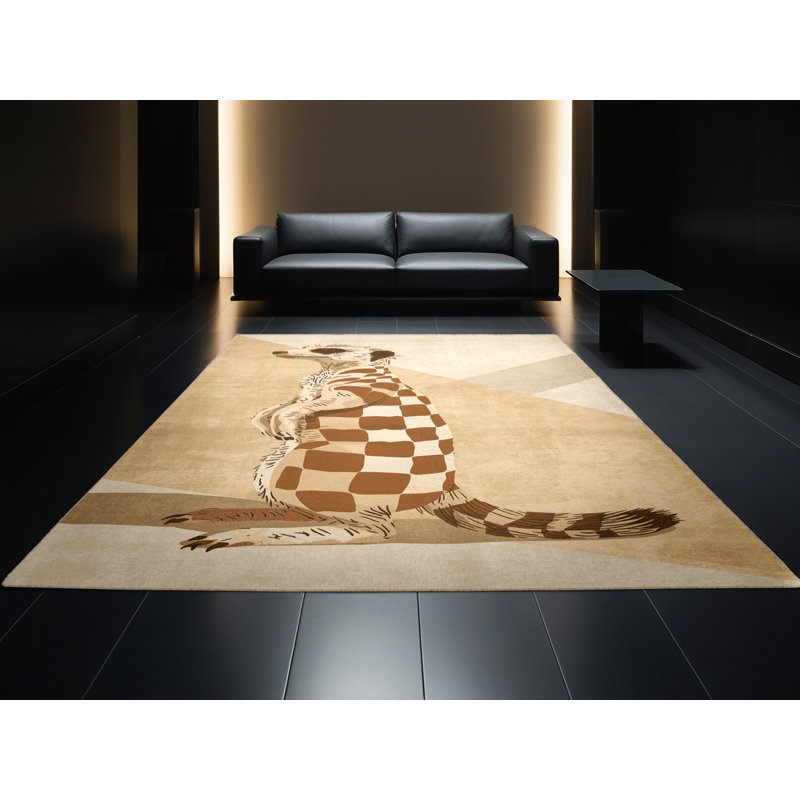Tapis à carreaux décontracté lavable à la machine Pantelia, 6 X 9