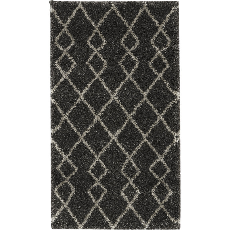 Tapis noir Nicola, Rectangle 2 pi 2 po x 3 pi 9 po