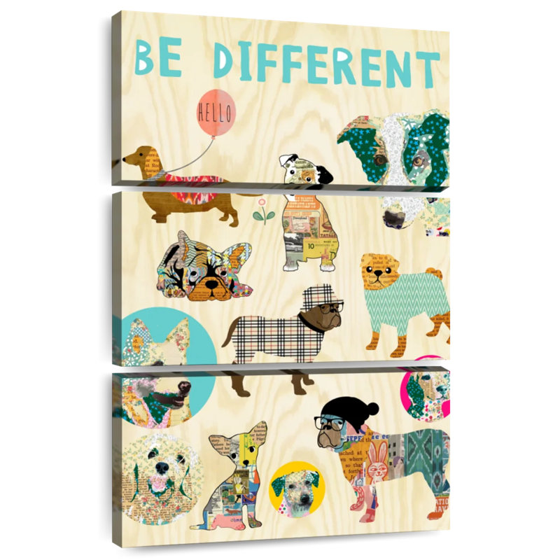 Ashelle Kids Dogs différent, H 38 po x l 24 po