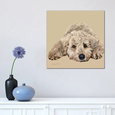 Labradoodle 1 Piece Wrapped Canvas Wall Art