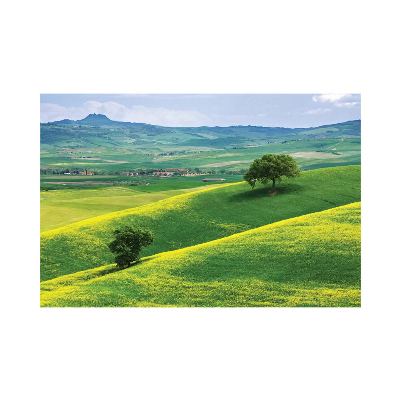 Italy, Tuscany. Hilly Landscape. by Jaynes Gallery - Wrapped Canvas Print, 20.32cm H x 30.48cm W x 1.91cm D