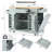 Kitchen Island With Trash Can Storage, Power Outlet, And Rolling Wheels For Enhanced Functionality And Mobility-1268730082