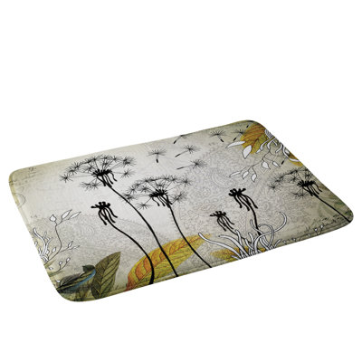 Tapis pour salle de bain little pissenlit