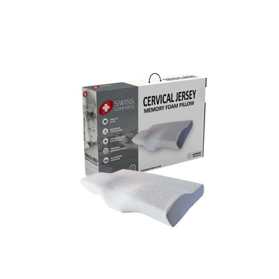 Jersey Knit Memory Foam Pillow