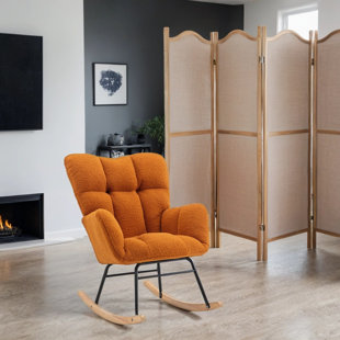 Chaise berçante et berçante Teddy