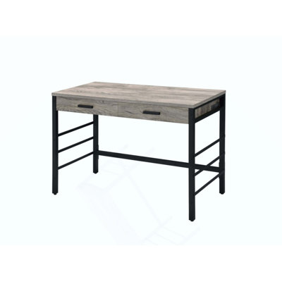 Bureau d'écriture avec ports USB, combinant fonctionnalité moderne et design élégant pour la maison et le bureau.