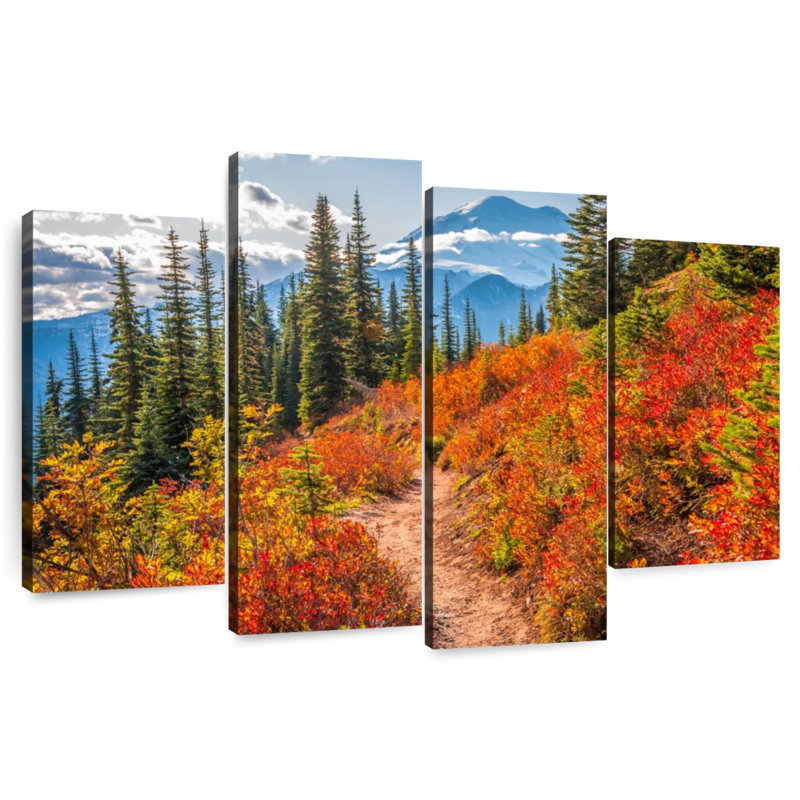 Feuillage d'automne Alvord Mt. Rainier, H 22 po x l 36 po