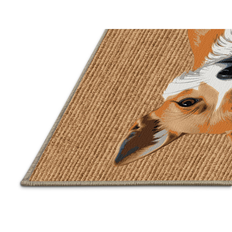  Tapis lavable Fox Terrier Dogs, Tapis de couloir 2 pi x 4 pi