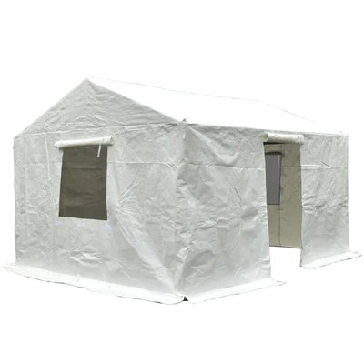 12'X14' Enclosed Gazebo Cover - All Season Waterproof For Gazebos White Sidewalls & Mesh Windows With And