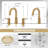 Widespread 2-handle Bathroom Faucet with Drain Assembly-103560079
