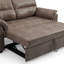 Aalaysha 2 Seater Faux Leather Sofa Bed-819832316