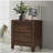 Anza Walnut 2-drawer Nightstand Bedside Table