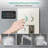 Shower System With Push Button Diverter, Ceiling Mounted Luxury 10 Inch Rain Shower Head With Handheld Spray