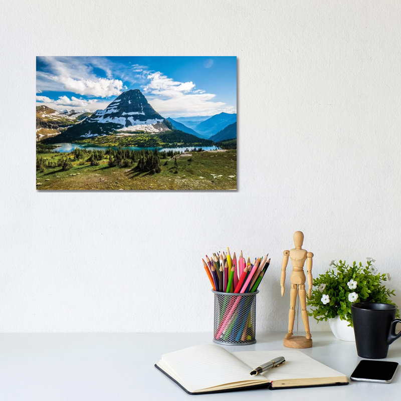 Hidden Lake, Glacier National Park, Montana - Giclée sur toile tendue avec châssis