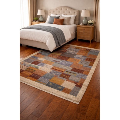 Performance Wool Checkered Indoor Rug