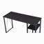 Bureau d'écriture rectangulaire avec tablette à 2 niveaux-1028728453