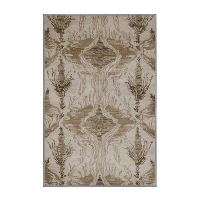 Machine Washable Nature Gray Area Rug