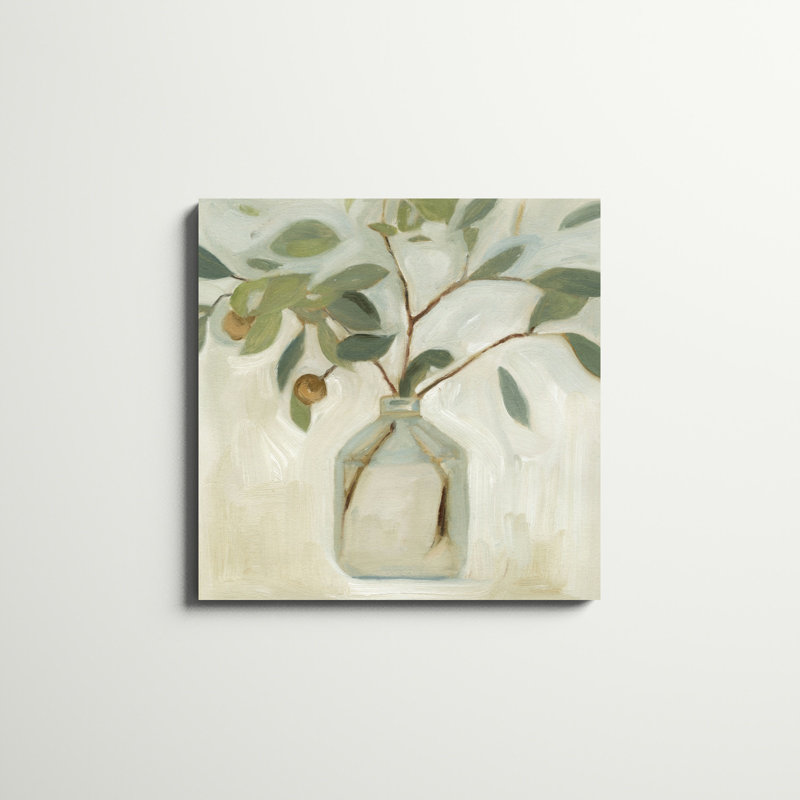 Neutral Arrangement I par Emma Scarvey - reproduction d'art, H 30 po x l 30 po, Toile tendue, Sans cadre