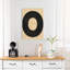 Bold Black Letter O Bold Classic Minimalist Wall Art-129004867