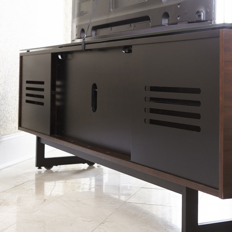 Corridor Media Console, Chocolate Stained Walnut