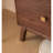 Simple Rounded Brass Handle Accent Chest