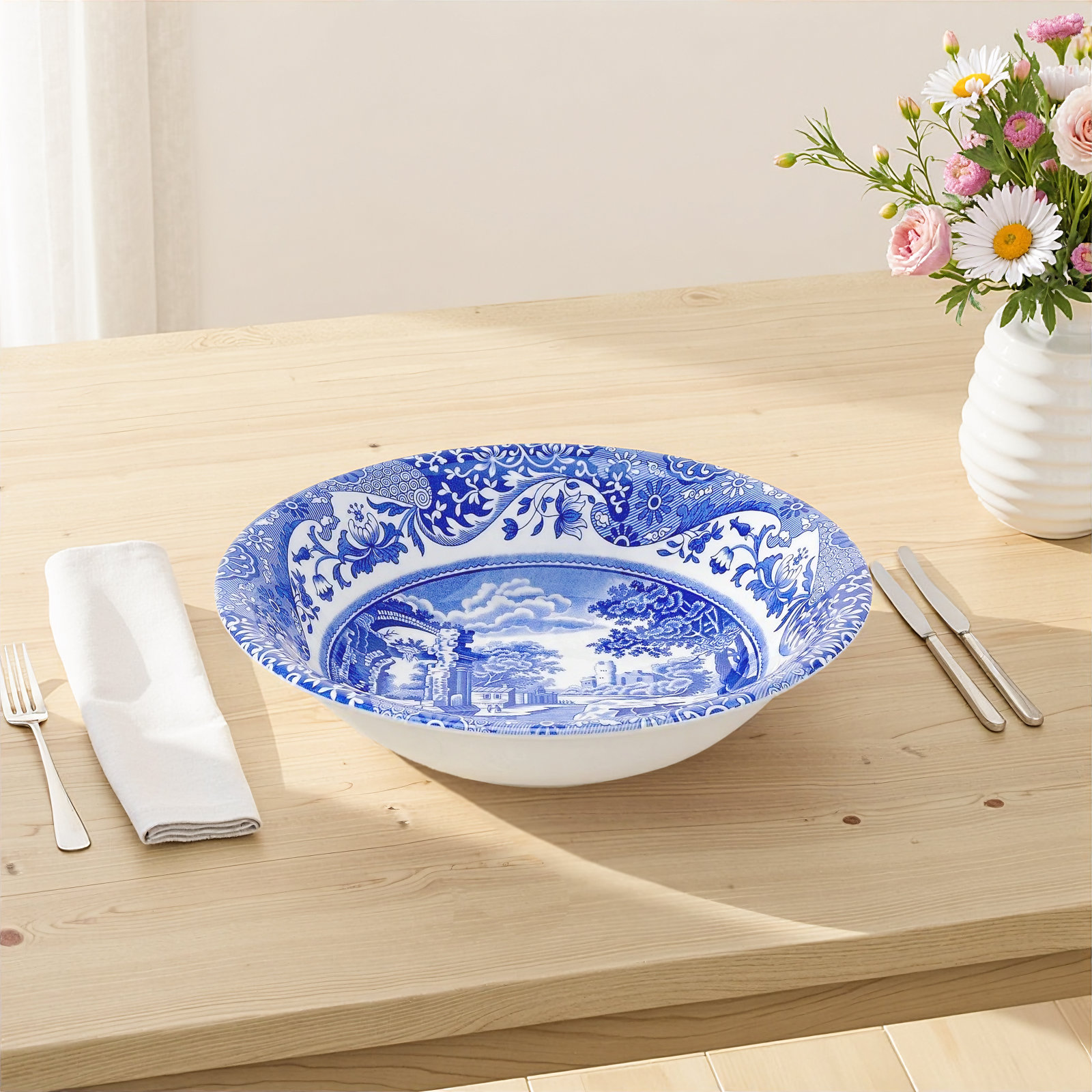 Spode Blue Italian Cereal Bowl