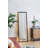 23" X 72" Full Length Mirror With Metal Beaded Frame, Rectangular Oversized Mirror For Living Room Bedroom, Black