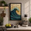 Crested Wave Coastal - Wrapped Canvas-2042678712-2042678708