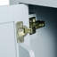 Chariot de cuisine avec comptoir à abattants en bois d'hévéa-1614366582
