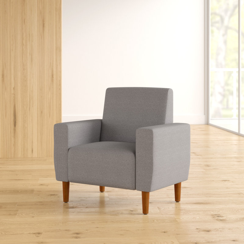 Fauteuil Hysell d'une largeur de 33 cm, gris