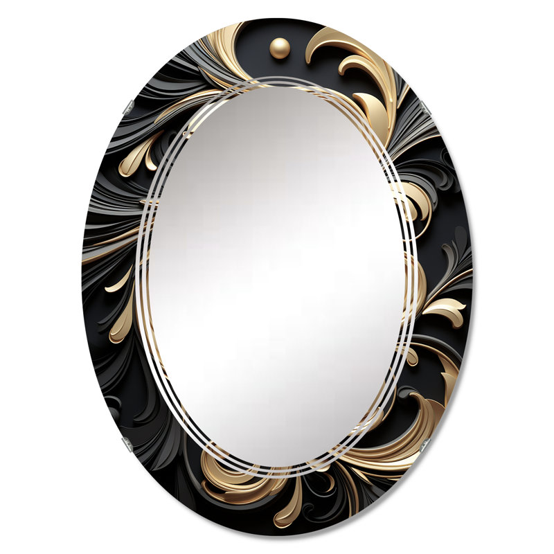 Miroir mural ovale, miroir décoratif moderne - Kerst, 30 po x 20 po