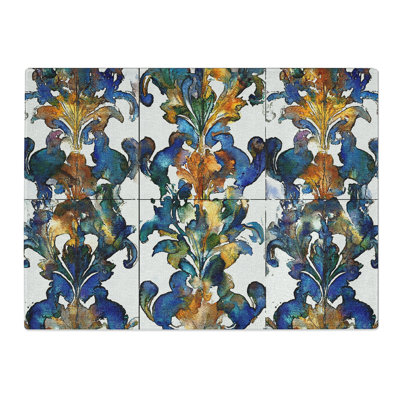 Watercolour Painting Vol.1  Glass Chopping Board
