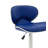 Swivel Upholstered Adjustable Counter stools Set of 2, Modern PU Leather Counter Height Bar Stools with Back and Footrest-117204132-117403255