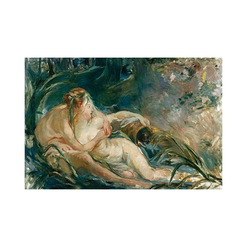 Apollo Appearing To Latone (After Boucher) by Berthe Morisot - Wrapped Canvas Painting, 101.6 cm H x 66.04 cm W