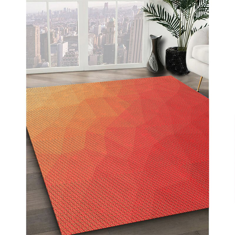 Tapis 100% à motifs lavables à la machine 2989 Pat1528 Org, Tapis de couloir 2 pi x 5 pi