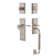 Nostalgic Warehouse New York Plate C Grip Handleset with Single Cylinder Deadbolt and Manor Lever