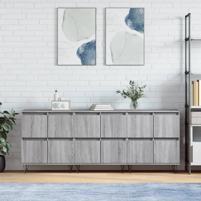 Killory 180cm Sideboard, Grey Sonoma