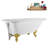 62" Streamline Clawfoot Tub,Tray,Drain, Clawfeet-101628985-102218228