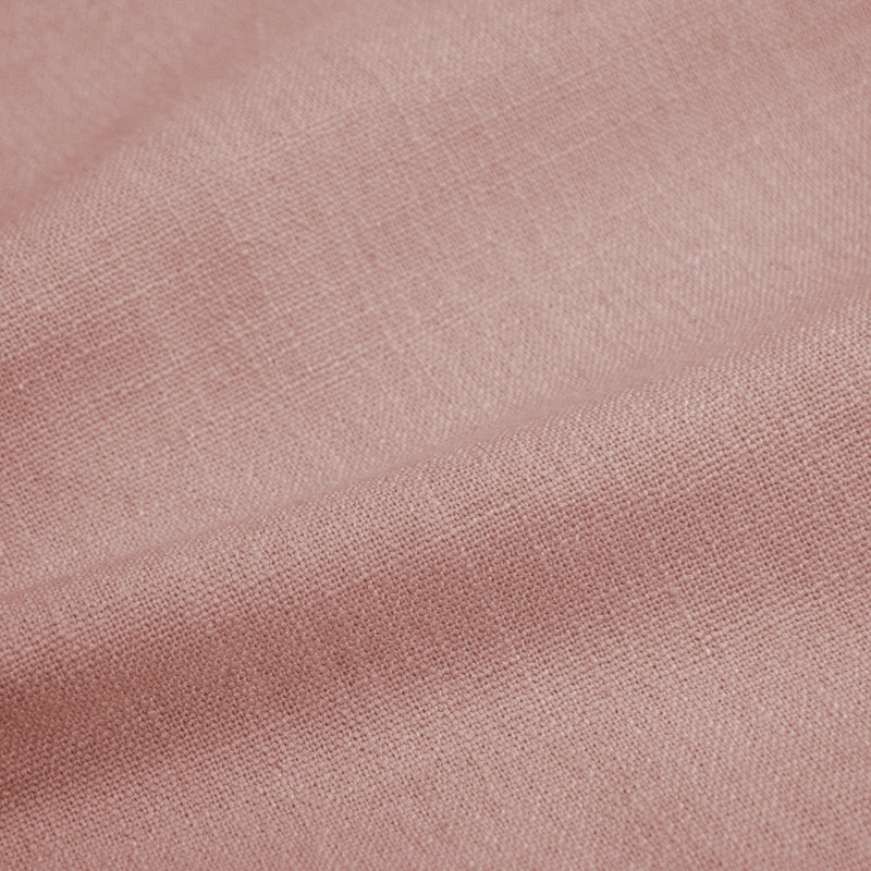Myers Upholstered Platform Bed, Twin, Classic Blush Linen