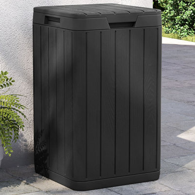Vidaxl Outdoor Garbage Bin 15"X15"X25.6" PP