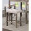 Ensemble de salle à manger 5 pièces Transitional Table et tabourets pour salle à manger 4 places